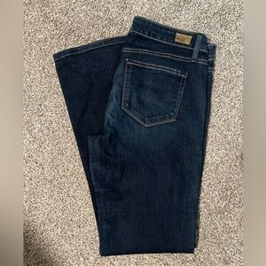 PAIGE Women's Boot Cut Jeans - Dark Blue